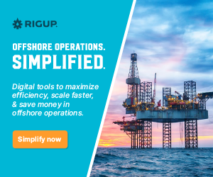 Offshore Oil & Gas display ad for RigUp